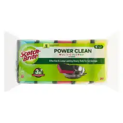 Pick n Pay Liquor Scotch-brite Multi Colour Scourers 5 Pack offer