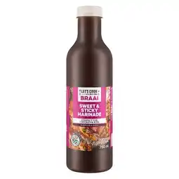 Pick n Pay Liquor PnP Let's Cook Braai Sweet & Sticky Marinade 750ml offer