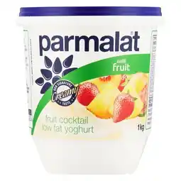 Pick n Pay Liquor Parmalat Medium Fat Fruit Cocktail Yoghurt 1kg offer