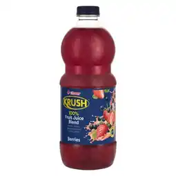 Pick n Pay Liquor Clover Krush Fruit Juice Blend 100% Berries 1.5L offer