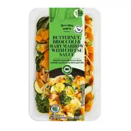 Pick n Pay Liquor PnP Butternut, Broccoli & Baby Marrow with Cheese Sauce 500g offer