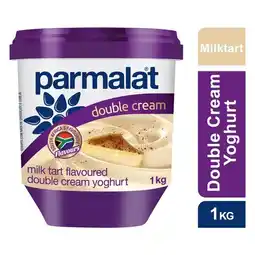 Pick n Pay Liquor Parmalat Double Cream Milk Tart Yoghurt 1kg offer