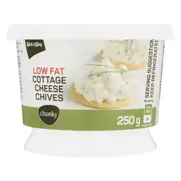 Pick n Pay Liquor PnP Low Fat Chunky Chives Cottage Cheese 250g offer