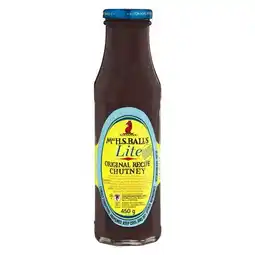 Pick n Pay Liquor Mrs H.S.Ball's Original Lite Chutney 450g offer