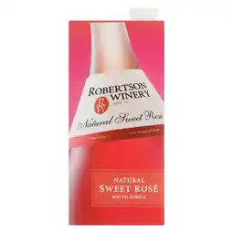 Pick n Pay Liquor Robertson Natural Sweet Rose 1L offer
