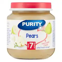 Pick n Pay Liquor Purity Jar Pears 125ml from 7 Months offer