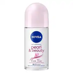 Pick n Pay Liquor Nivea Pearl & Beauty Even Tone Anti-Perspirant Roll On 50ml offer