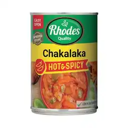 Pick n Pay Liquor Rhodes Chakalaka Hot & Spicy 400g offer