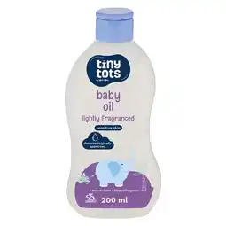 Pick n Pay Liquor PnP Tiny Tots Baby Oil 200ml offer
