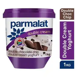 Pick n Pay Liquor Parmalat Double Cream Choc Chip Yoghurt 1 kg offer
