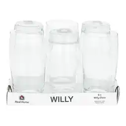 Pick n Pay Liquor Real Home Willy Glasses 6 Pack offer