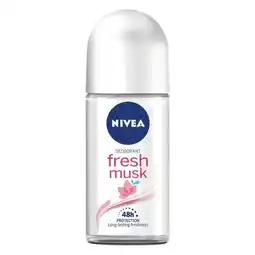 Pick n Pay Liquor Nivea Female Fresh Musk Antiperspirant Roll-On 50ml offer