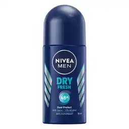 Pick n Pay Liquor Nivea Roll On Dry Fresh 50ml offer