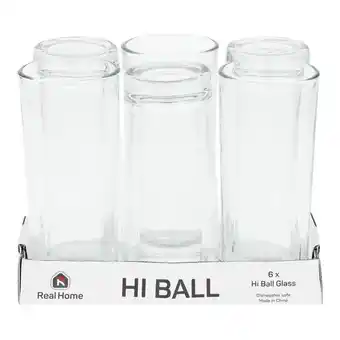 Pick n Pay Liquor Real Home Hi-Ball Tumblers 6 Pack offer