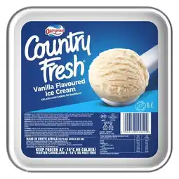 Pick n Pay Liquor Country Fresh Vanilla Ice Cream 5L offer