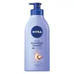 Pick n Pay Liquor Nivea Body Lotion Smooth Pump 625ml offer