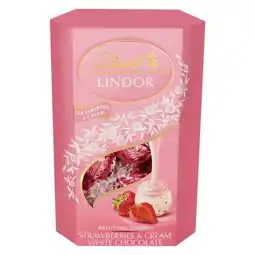 Pick n Pay Liquor Lindor Lindt Cornet Strawberry & Cream 200g offer
