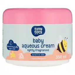 Pick n Pay Liquor PnP Tiny Tots Aqueous Cream Lightly Fragranced 350ml offer