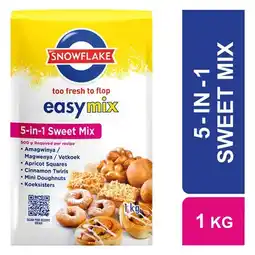 Pick n Pay Liquor Snowflake Easy Mix 5 In 1 Sweet Mix 1kg offer