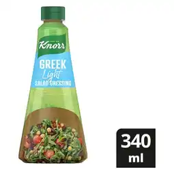 Pick n Pay Liquor Knorr Light Greek Salad Dressing 340ml offer