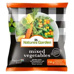 Pick n Pay Liquor Natures Garden Mixed Vegetables 250g offer