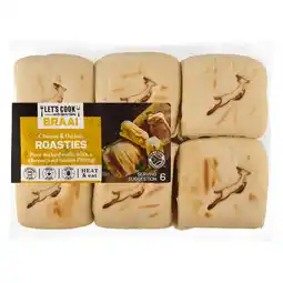 Pick n Pay Liquor PnP Let's Cook Braai Cheese & Onion Roastie 6 Pack offer