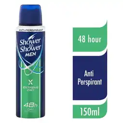 Pick n Pay Liquor Shower To Shower Men Extra Dry Deodorant 150ml offer