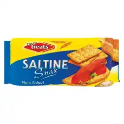 Pick n Pay Liquor Tasty Treats Saltine Plain Salted Crackers 100g offer