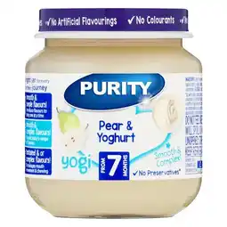 Pick n Pay Liquor Purity Jar Pears & Yoghurt 125ml from 7 Months offer