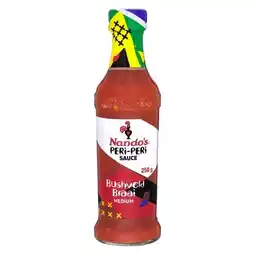 Pick n Pay Liquor Nando's Peri Peri Bushveld Braai Sauce 250ml offer