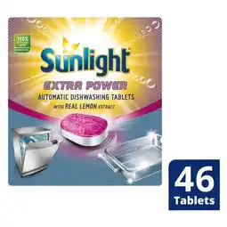 Pick n Pay Liquor Sunlight Extra Power Automatic Dishwashing Tablets 46 Pack offer