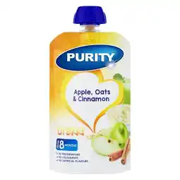 Pick n Pay Liquor Purity Pouch Apple & Oats with Cinnamon 110ml from 6 Months offer