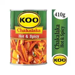 Pick n Pay Liquor Koo Chakalaka Hot & Spicy 410g offer