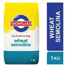 Pick n Pay Liquor Snowflake Wheat Semolina 1kg offer