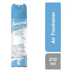 Pick n Pay Liquor Airoma Aerosol Linen Breeze 210ml offer