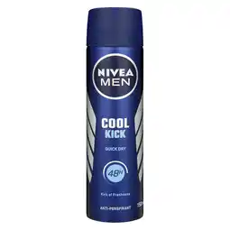 Pick n Pay Liquor Nivea Men Cool Kick Deodorant Body Spray 150ml offer