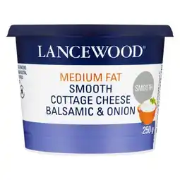 Pick n Pay Liquor Lancewood Balsamic Cottage Cheese 250g offer