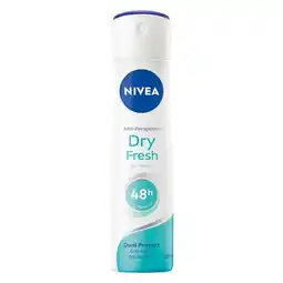 Pick n Pay Liquor Nivea Female Dry Fresh Deodorant 150ml offer