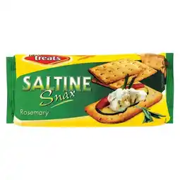 Pick n Pay Liquor Tasty Treats Saltine Snax Rosemary Crackers 100g offer