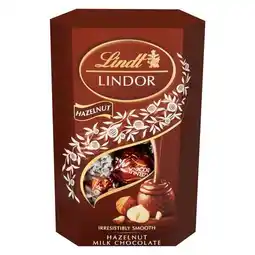 Pick n Pay Liquor Lindor Cornet Hazelnut 200g offer