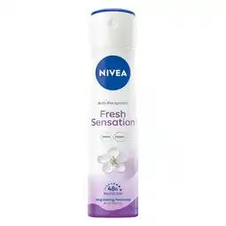 Pick n Pay Liquor Nivea Fresh Sensation Anti Perspirant Spray 150ml offer
