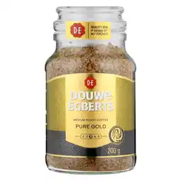 Pick n Pay Liquor Douwe Egberts Instant Coffee Pure Gold Medium Roast 200g offer