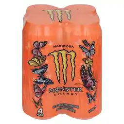 Pick n Pay Liquor Monster Mariposa Energy Drink 4 x 500ml offer