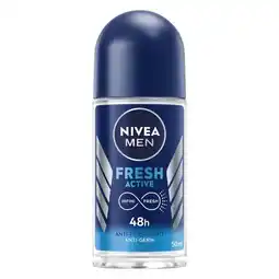 Pick n Pay Liquor Nivea Fresh Active Roll On 50ml offer