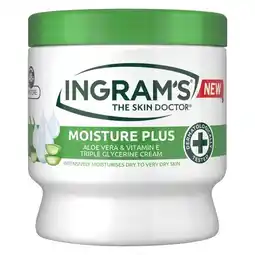 Pick n Pay Liquor Ingram's Moisture Plus Aloe Vera & Vitamin E Triple Glycerine Cream 450ml offer