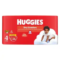 Pick n Pay Liquor Huggies Dry Comfort Nappies Jumbo Pack Size 4 56 Pack offer