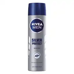 Pick n Pay Liquor Nivea Men Silver Protect Deodorant Body Spray 150ml offer