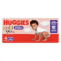 Pick n Pay Liquor Huggies Gold Pants Size 4, Value Pack 46 Nappies offer