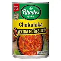 Pick n Pay Liquor Rhodes Extra Hot Chakalaka 400g offer