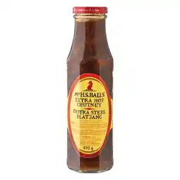 Pick n Pay Liquor Mrs H.S.Ball's Extra Hot Chutney 470g offer